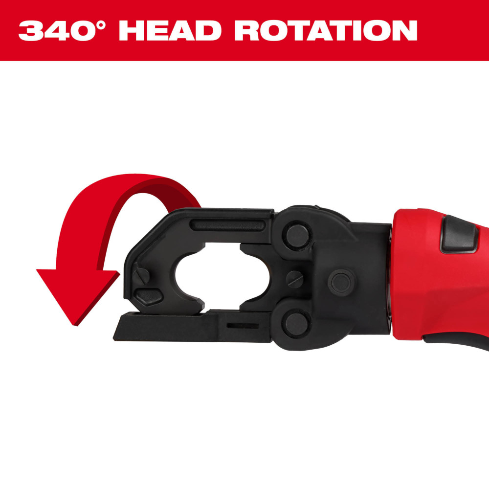 Milwaukee M18 FORCE LOGIC 6T Latched Linear Utility Crimper from GME Supply